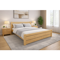 ŁÓŻKO SOSNOWE MALTA 120X200